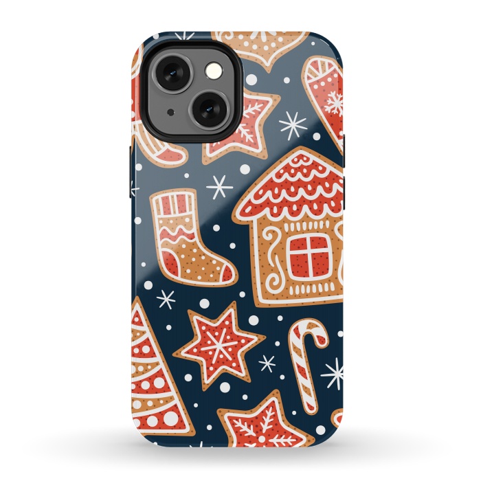 iPhone 13 mini StrongFit Hello Christmas by ArtsCase