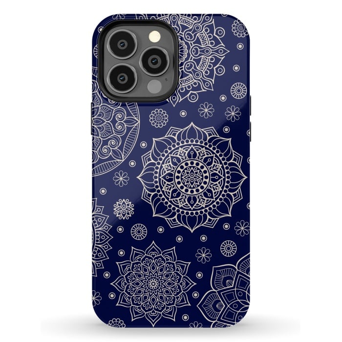 iPhone 13 Pro Max StrongFit Mandala Pattern with Vintage Decorative Elements by ArtsCase