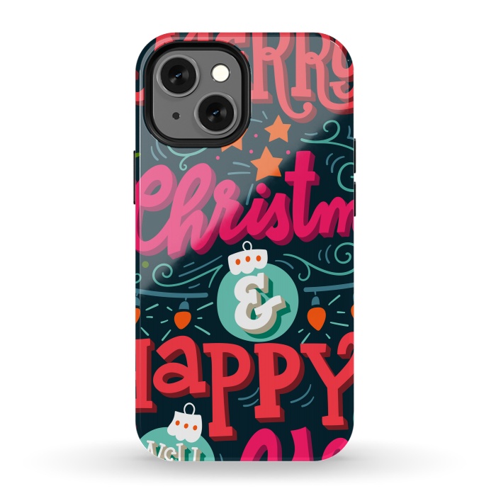iPhone 13 mini StrongFit Merry Christmas and Happy New Year 1 by ArtsCase