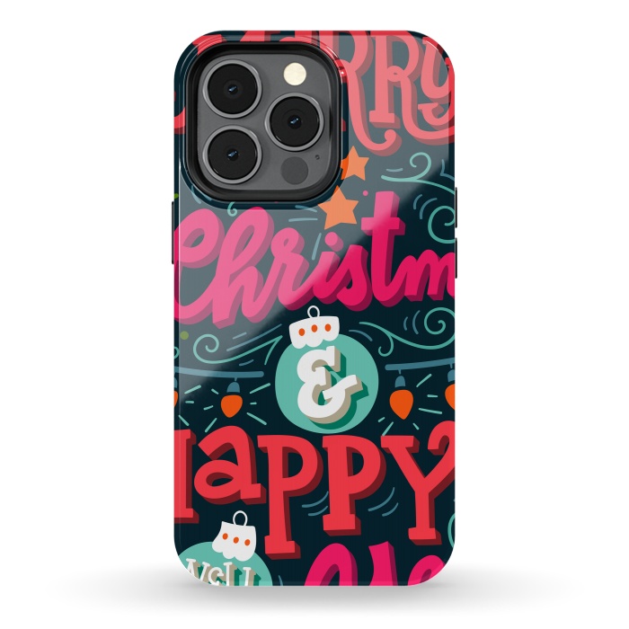 iPhone 13 pro StrongFit Merry Christmas and Happy New Year 1 by ArtsCase
