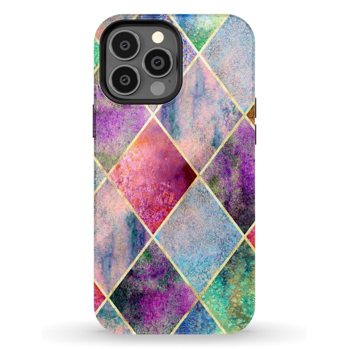 iPhone 13 Pro Max StrongFit Plancha Geométrica Abstracta by ArtsCase