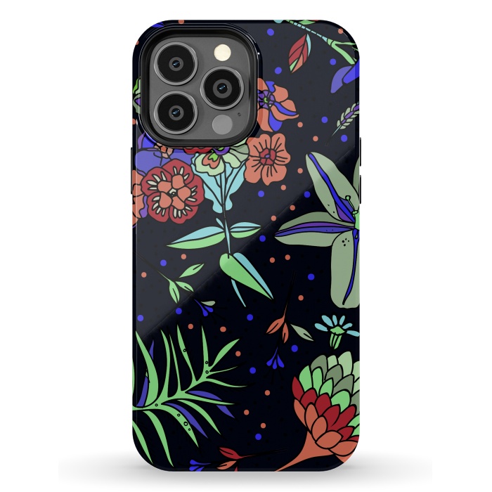 iPhone 13 Pro Max StrongFit Seamless Floral Pattern 333 by ArtsCase