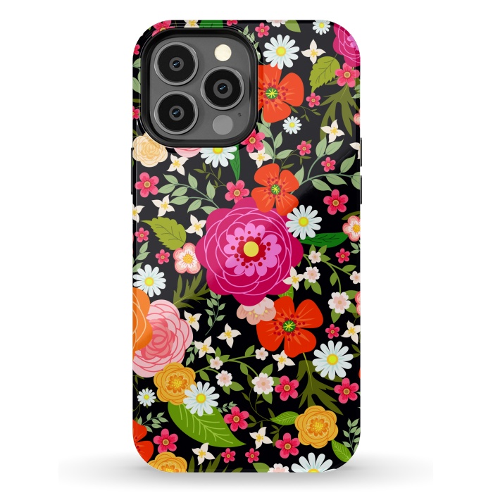 iPhone 13 Pro Max StrongFit Summer Meadow Seamless Pattern by ArtsCase