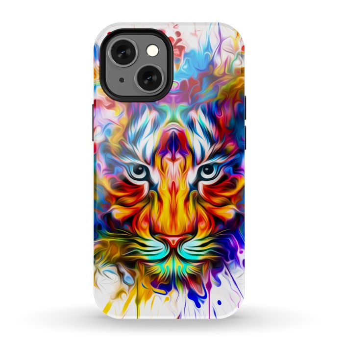 iPhone 13 mini StrongFit Tigre Salvaje by ArtsCase