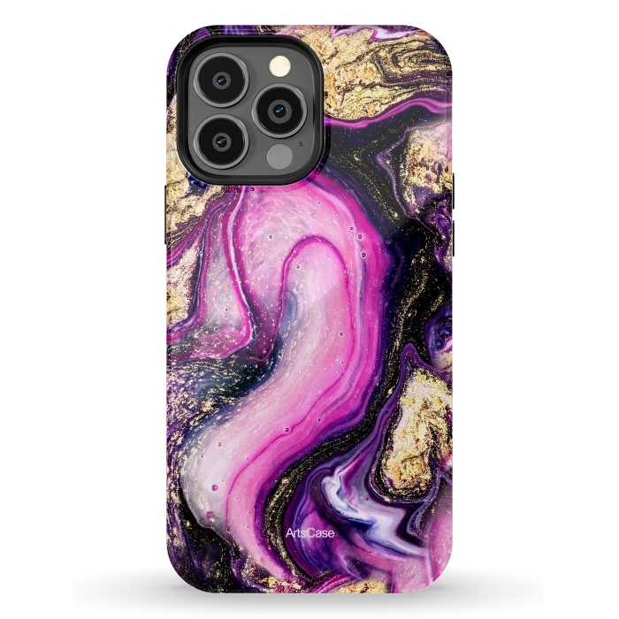 iPhone 13 Pro Max StrongFit Violet Marble Design Pattern by ArtsCase