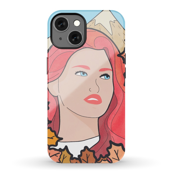 iPhone 13 StrongFit The autumn girl by Steve Wade (Swade)