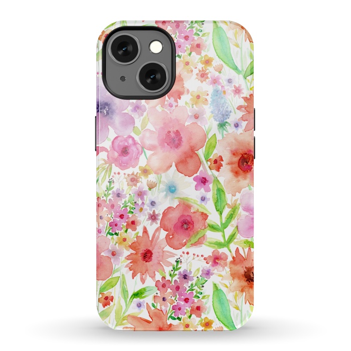 iPhone 13 StrongFit Spring flowers by Julia Grifol