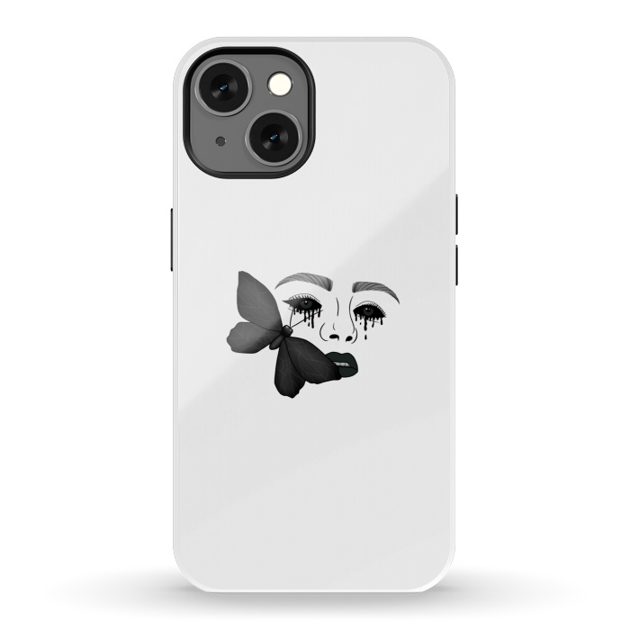 iPhone 13 StrongFit Black tears by Jms