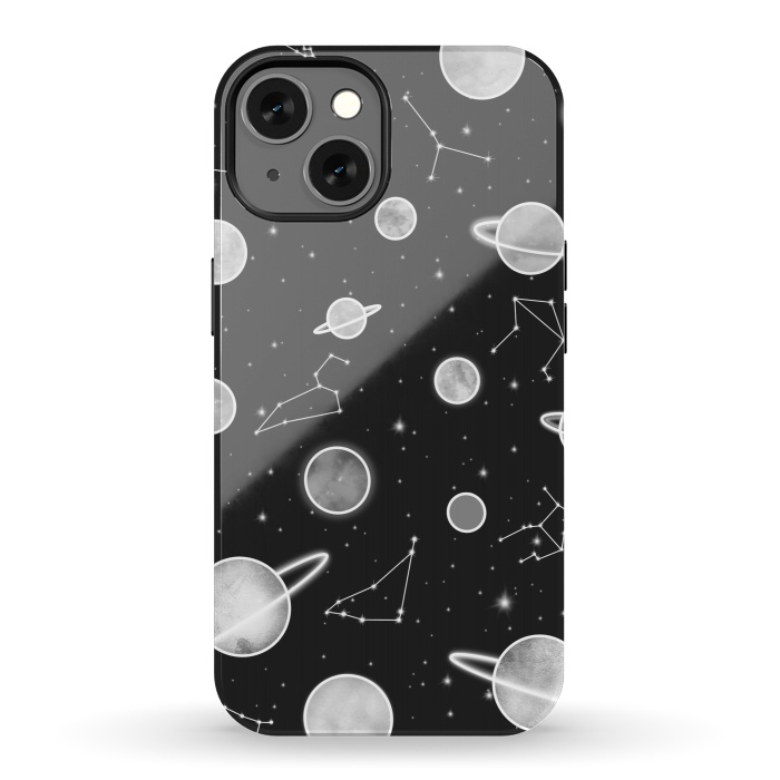 iPhone 13 StrongFit Aesthetic black&white space by Jms