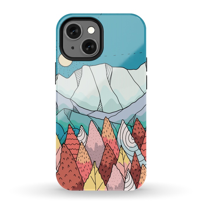 iPhone 13 mini StrongFit A morning autumn land by Steve Wade (Swade)