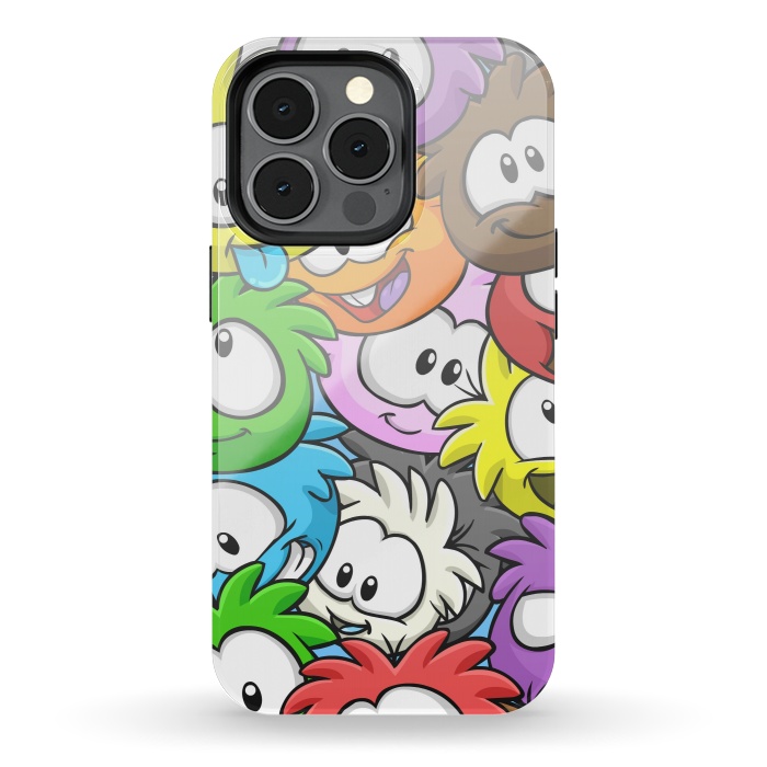 iPhone 13 pro StrongFit Puffles by Winston