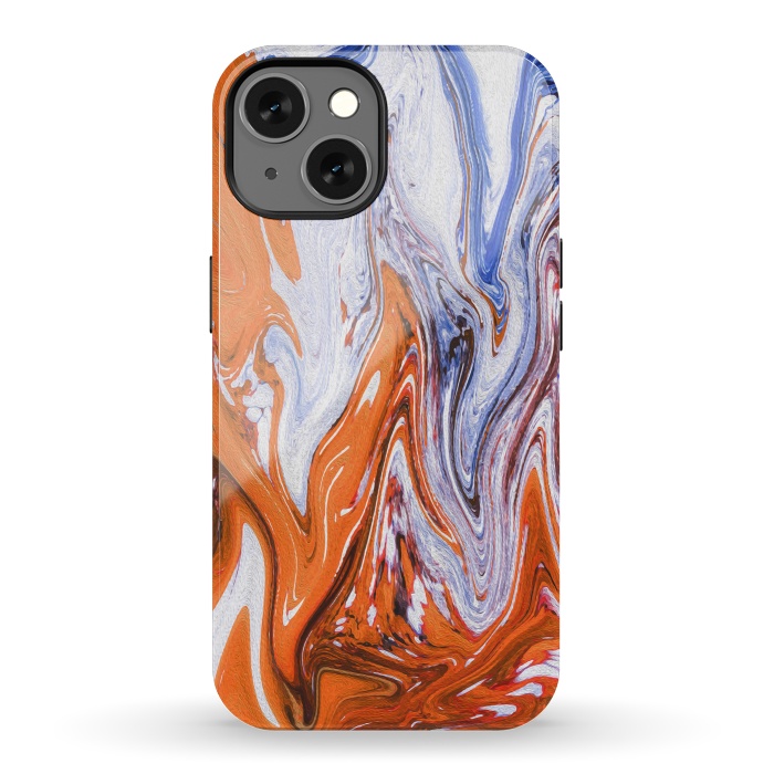 iPhone 13 StrongFit Abstract Marble-III por Creativeaxle