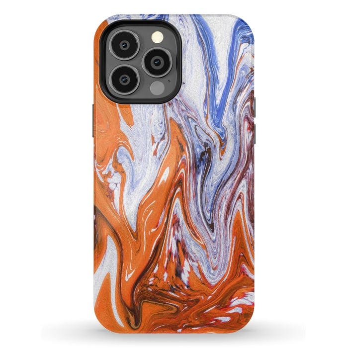 iPhone 13 Pro Max StrongFit Abstract Marble-III by Creativeaxle