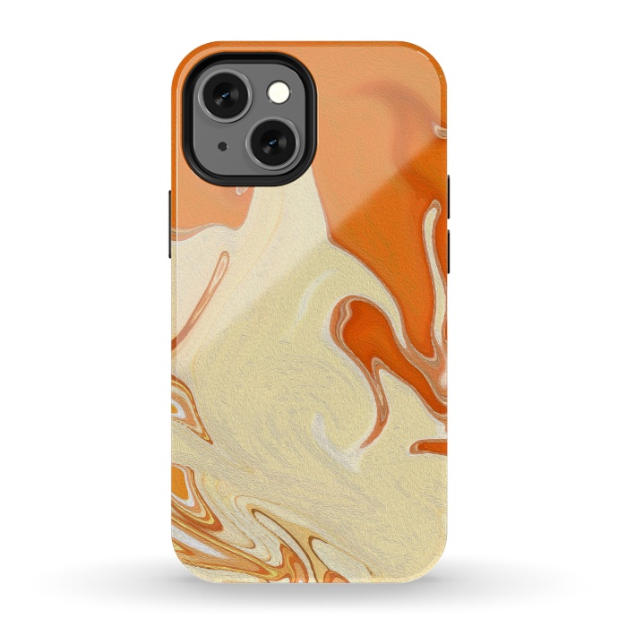 iPhone 13 mini StrongFit Abstract Marble-IV by Creativeaxle
