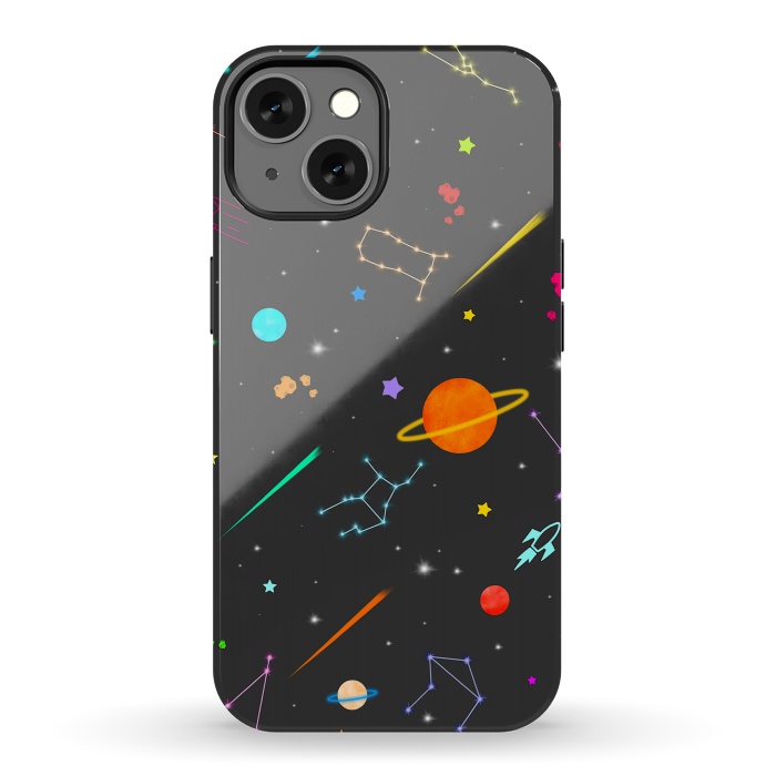iPhone 13 StrongFit Aesthetic colorful space by Jms