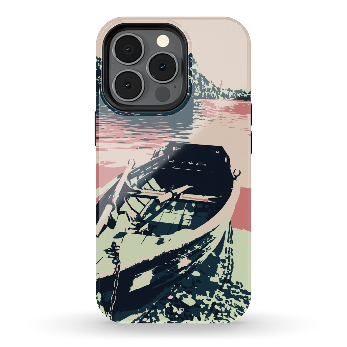iPhone 13 pro StrongFit Luxury Boat by Creativeaxle