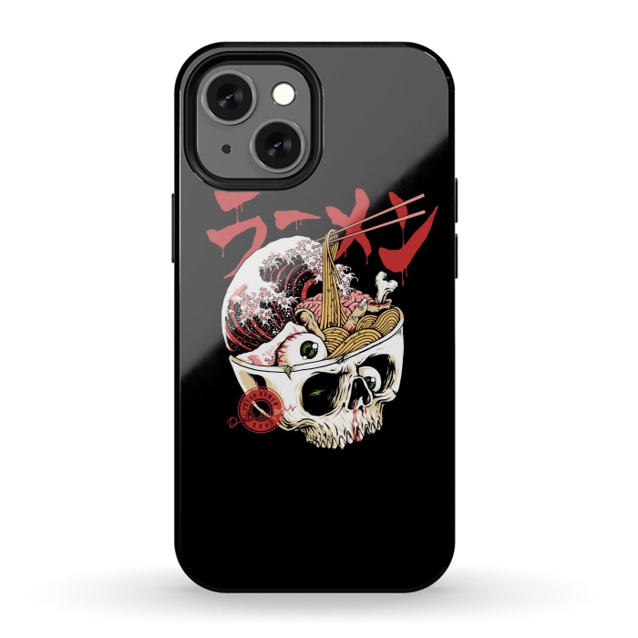 iPhone 13 mini StrongFit Scary Ramen by Afif Quilimo