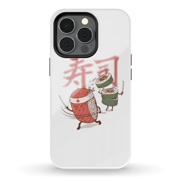 iPhone 13 pro StrongFit Sushi Warrior by Afif Quilimo