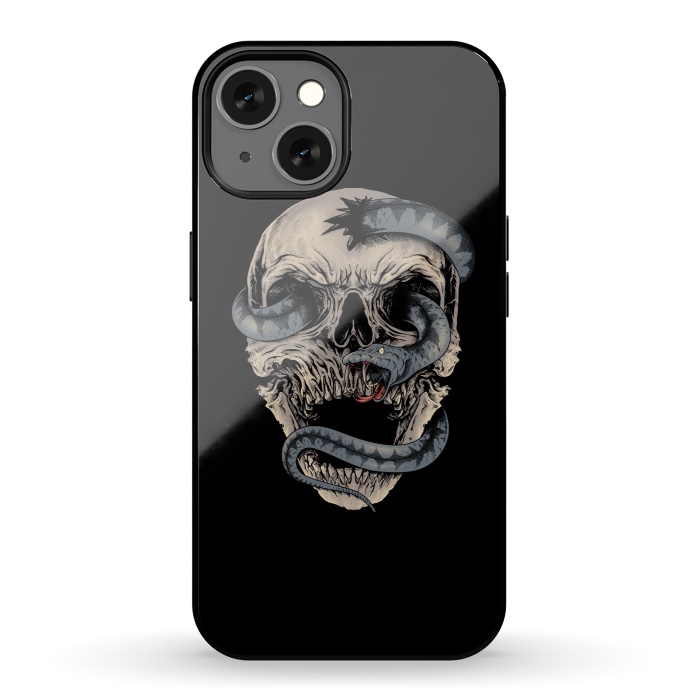iPhone 13 StrongFit Skull Snake by Afif Quilimo
