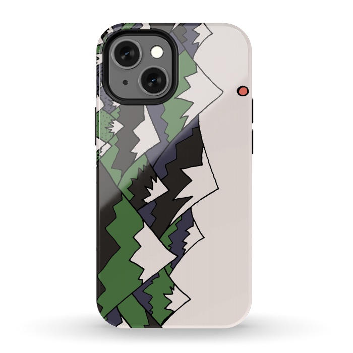 iPhone 13 mini StrongFit The green hills of earth by Steve Wade (Swade)