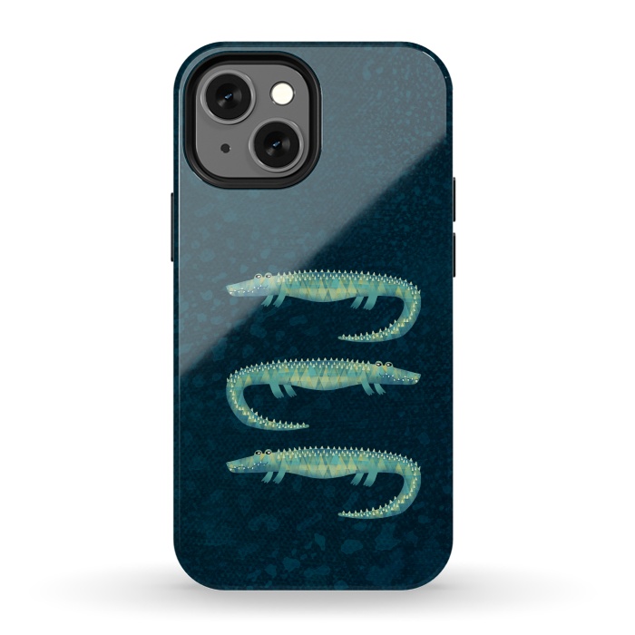 iPhone 13 mini StrongFit Alligator - or maybe Crocodile by Nic Squirrell