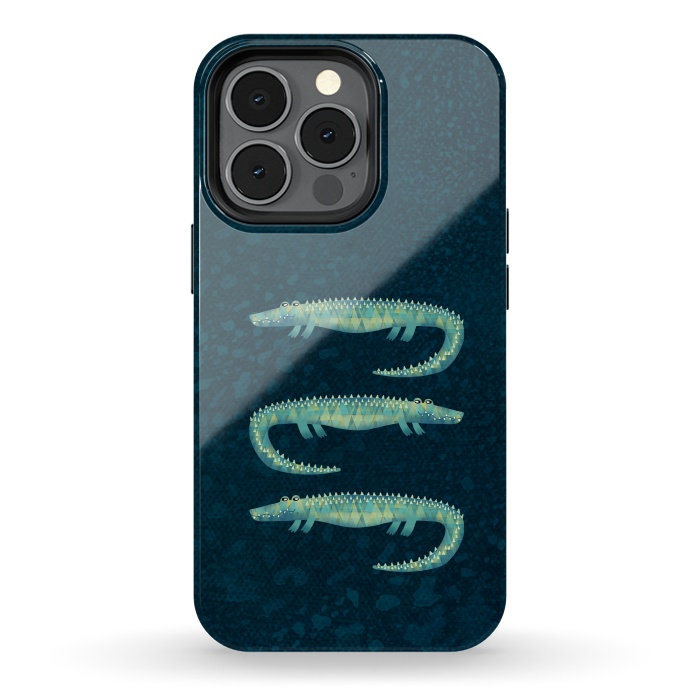 iPhone 13 pro StrongFit Alligator - or maybe Crocodile by Nic Squirrell