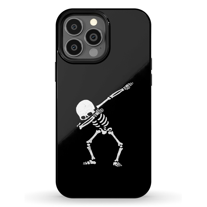 iPhone 13 Pro Max StrongFit Dabbing Skeleton Dab Pose Hip Hop Skull by Vó Maria
