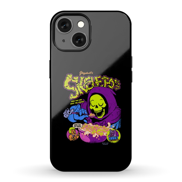 iPhone 13 StrongFit Skelet-O's - Grayskull Cereal by Vó Maria