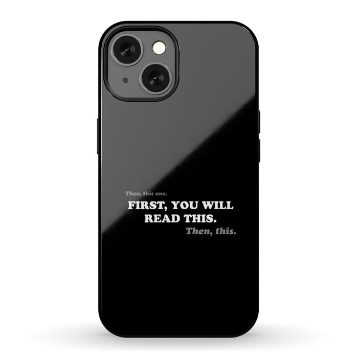 iPhone 13 StrongFit Don't Read - Funny Book Lover by Vó Maria