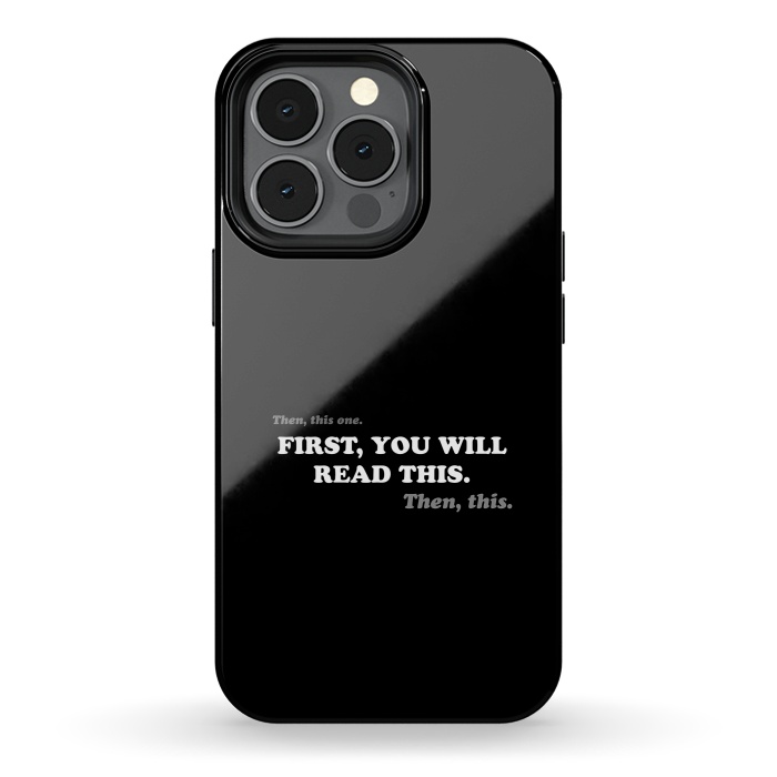 iPhone 13 pro StrongFit Don't Read - Funny Book Lover by Vó Maria