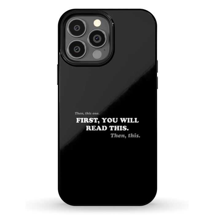 iPhone 13 Pro Max StrongFit Don't Read - Funny Book Lover by Vó Maria