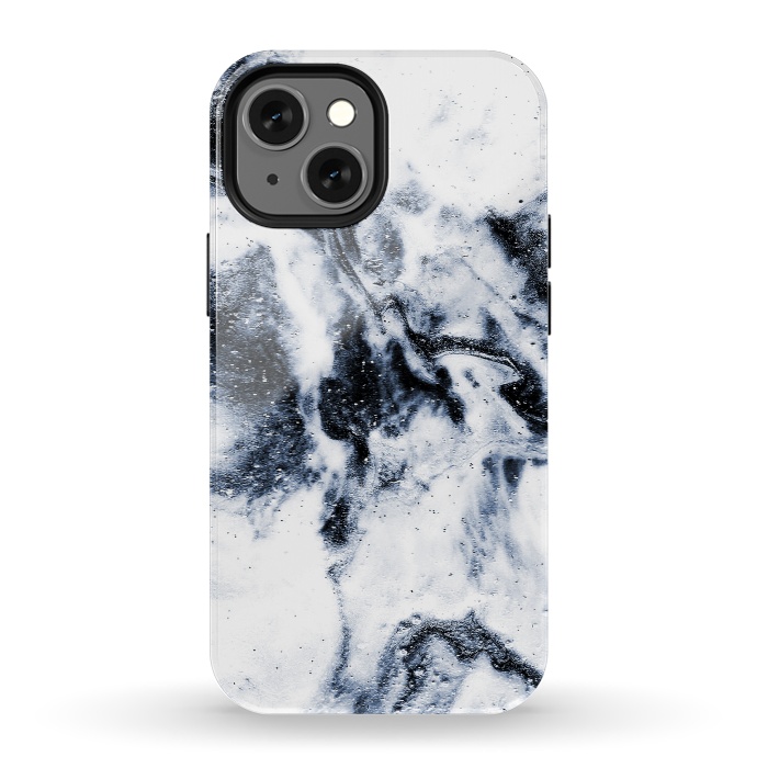 iPhone 13 mini StrongFit Navy Rugged Blast by Ashley Camille
