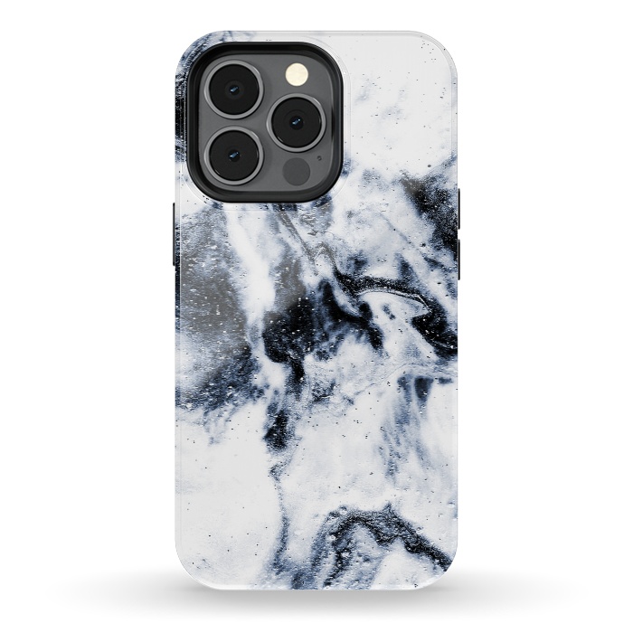 iPhone 13 pro StrongFit Navy Rugged Blast by Ashley Camille