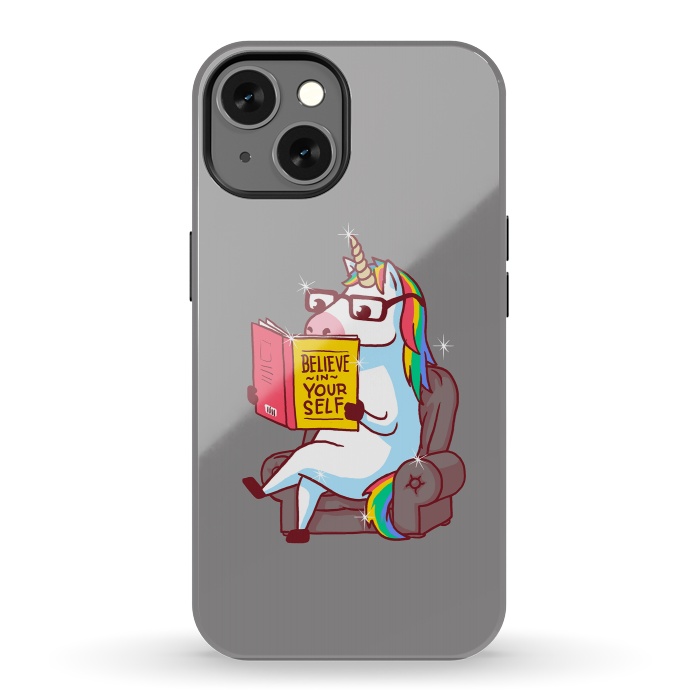 iPhone 13 StrongFit Unicorn Believe Yourself Self Affirmation Book by Vó Maria