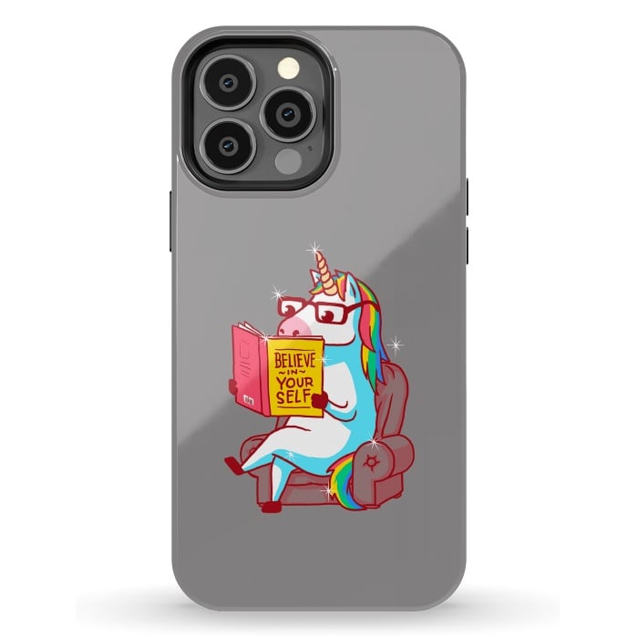 iPhone 13 Pro Max StrongFit Unicorn Believe Yourself Self Affirmation Book by Vó Maria