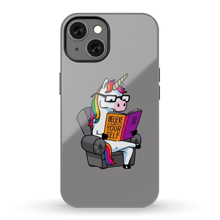 iPhone 13 StrongFit Unicorn Believe Yourself Self Affirmation Book Vol 1 by Vó Maria