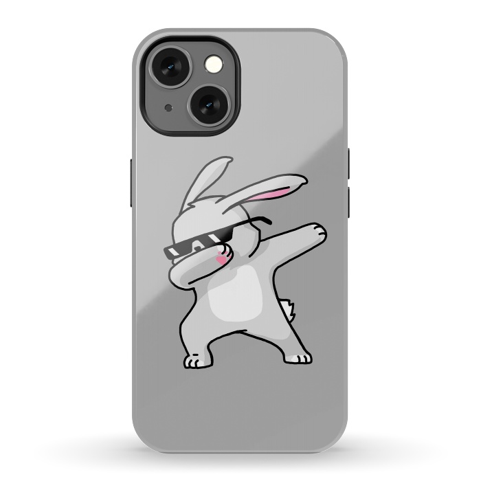 iPhone 13 StrongFit Dabbing Easter Bunny by Vó Maria