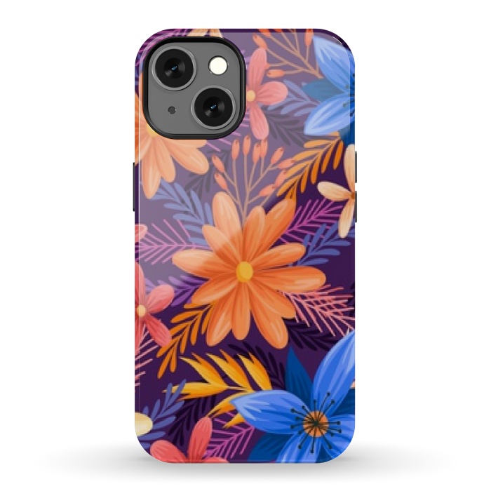 iPhone 13 StrongFit beautiful tropical pattern by MALLIKA