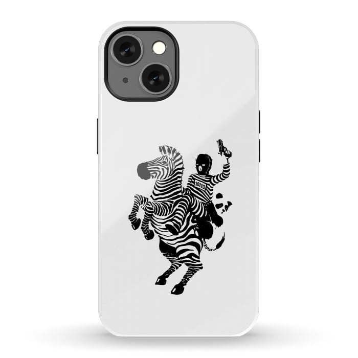 iPhone 13 StrongFit Zebra Ladrão Panda 2 by Vó Maria