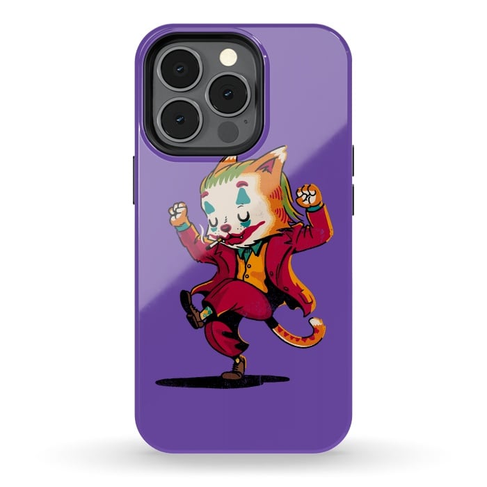 iPhone 13 pro StrongFit Joker Cat by Vó Maria