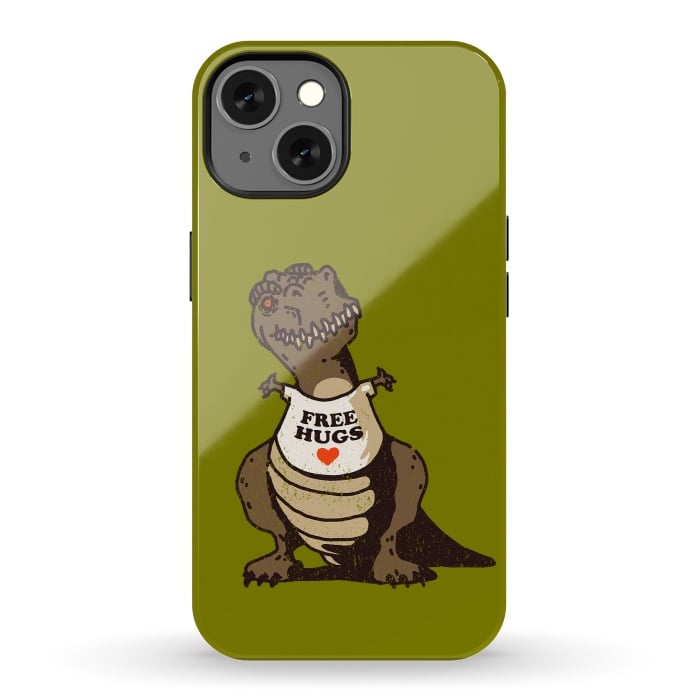 iPhone 13 StrongFit T-Rex Free Hugs by Vó Maria