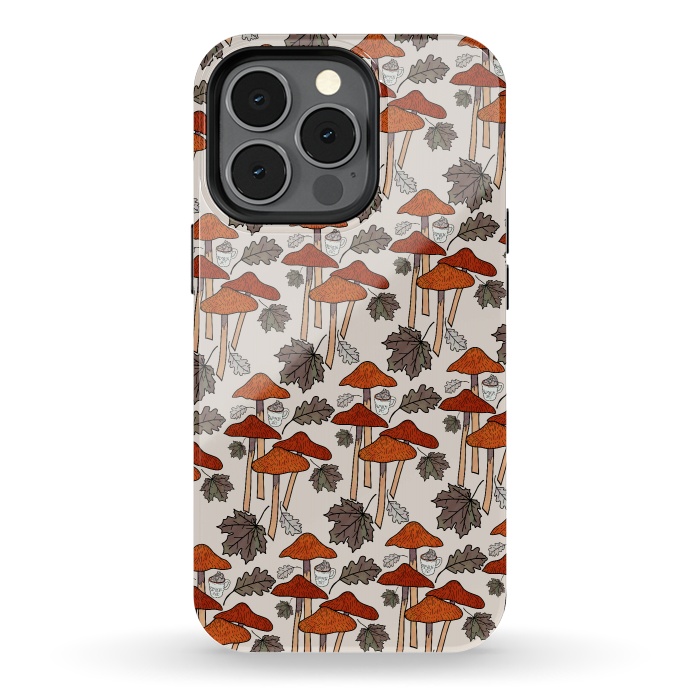 iPhone 13 pro StrongFit Autumn Mushrooms  by Steve Wade (Swade)