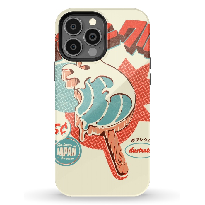 iPhone 13 Pro Max StrongFit Great Wave Ice Pop by Ilustrata