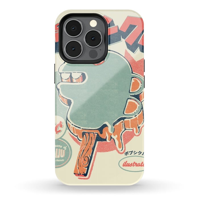 iPhone 13 pro StrongFit Kaiju Ice pop by Ilustrata