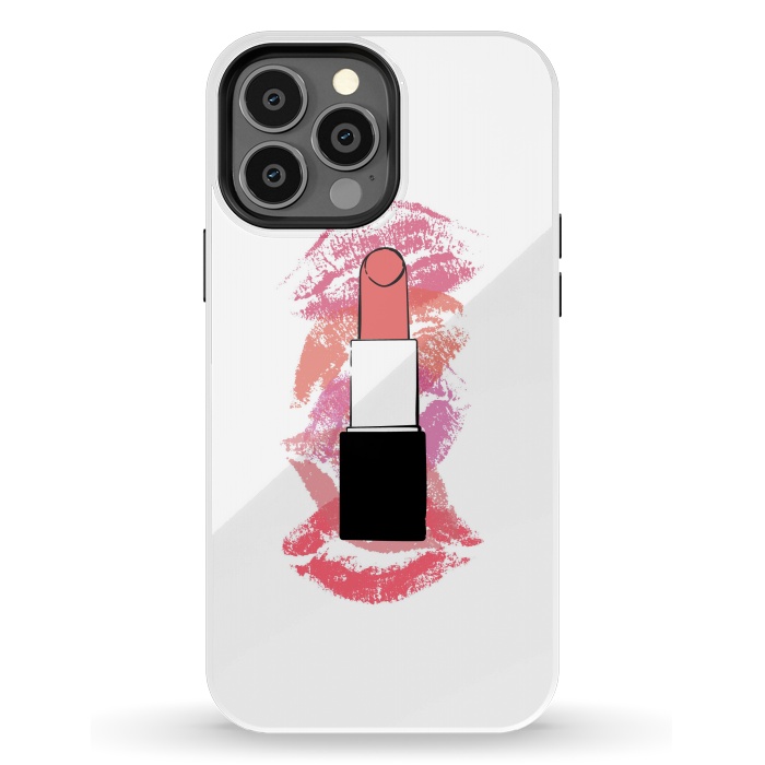 iPhone 13 Pro Max StrongFit Lipstick Kisses by Martina