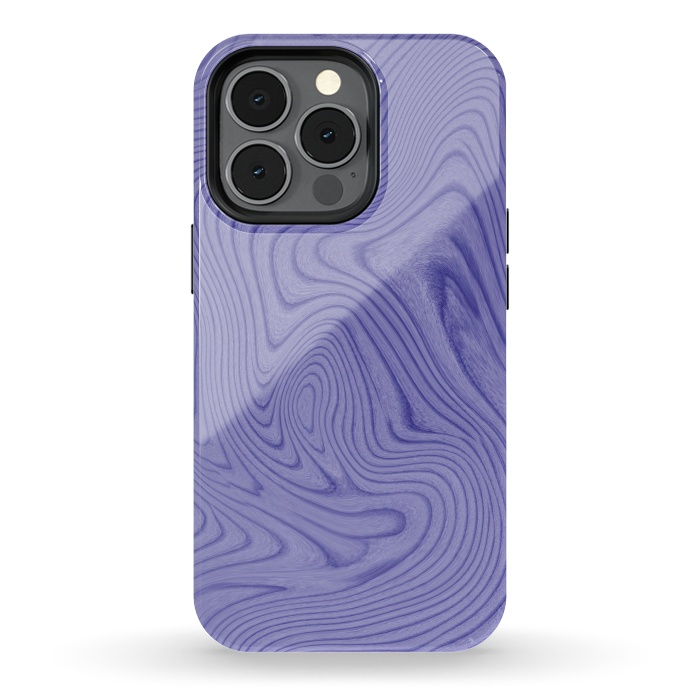 iPhone 13 pro StrongFit Purple Fields by Martina