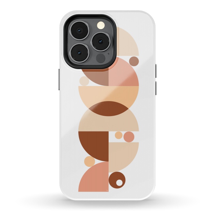 iPhone 13 pro StrongFit Retro graphic Terracota by Martina
