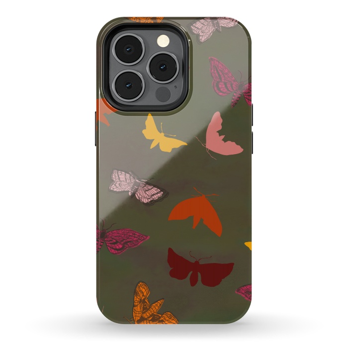 iPhone 13 pro StrongFit Butterflies & Moths by Lotti Brown