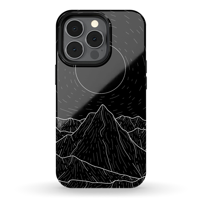 iPhone 13 pro StrongFit A dark mountain view by Steve Wade (Swade)