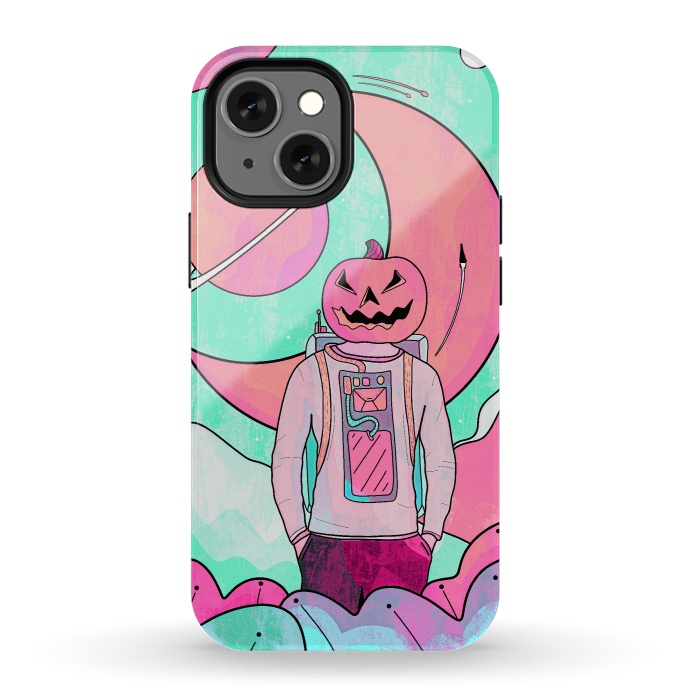 iPhone 13 mini StrongFit A Halloween world by Steve Wade (Swade)